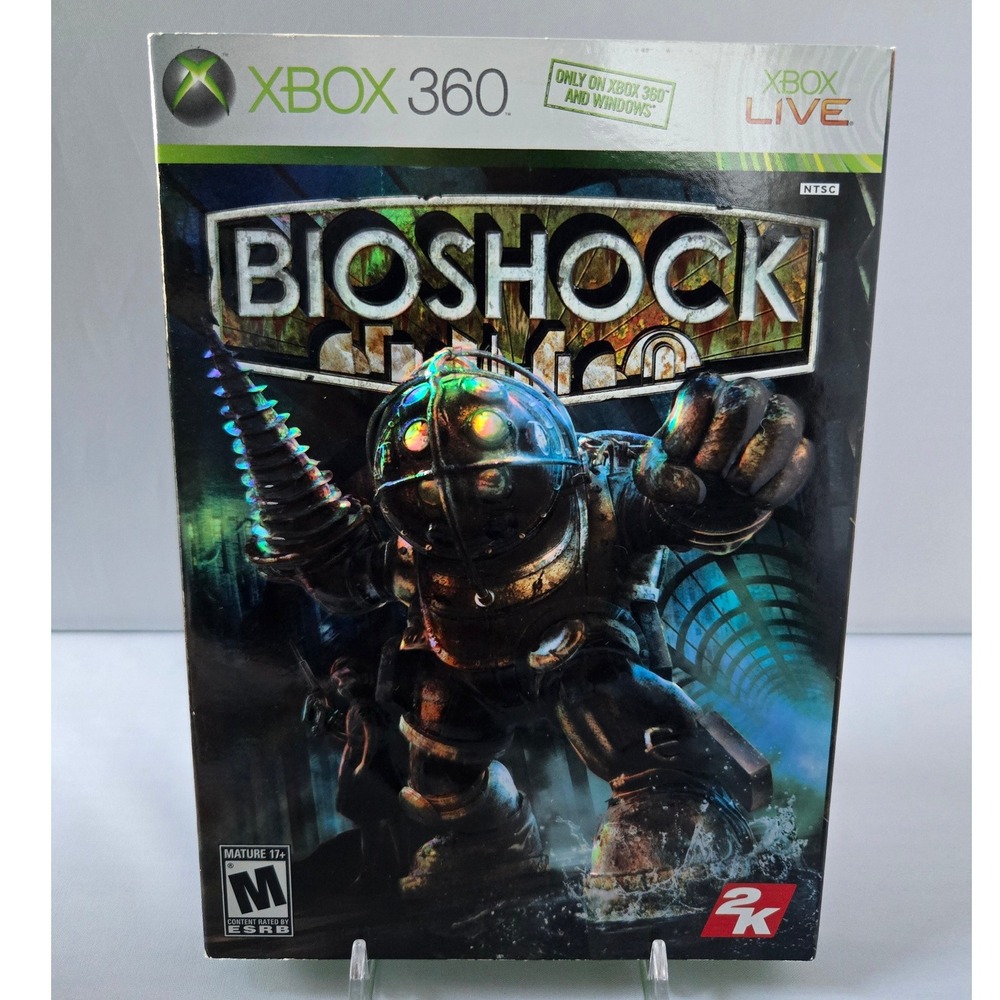 Bioshock 1 CIB W/ Slipcover & Bioshock 2 Bundle - Xbox 360 - 2 Games Tested